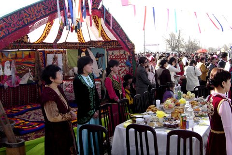 Наурыз мейрамы 2008, народные гуляния, ипподром