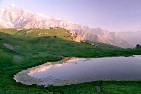 Горное озеро, Аксу-Джабаглинский заповедник