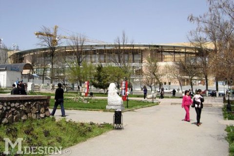 Новый Mega Center Shymkent, напротив ЦУМа
